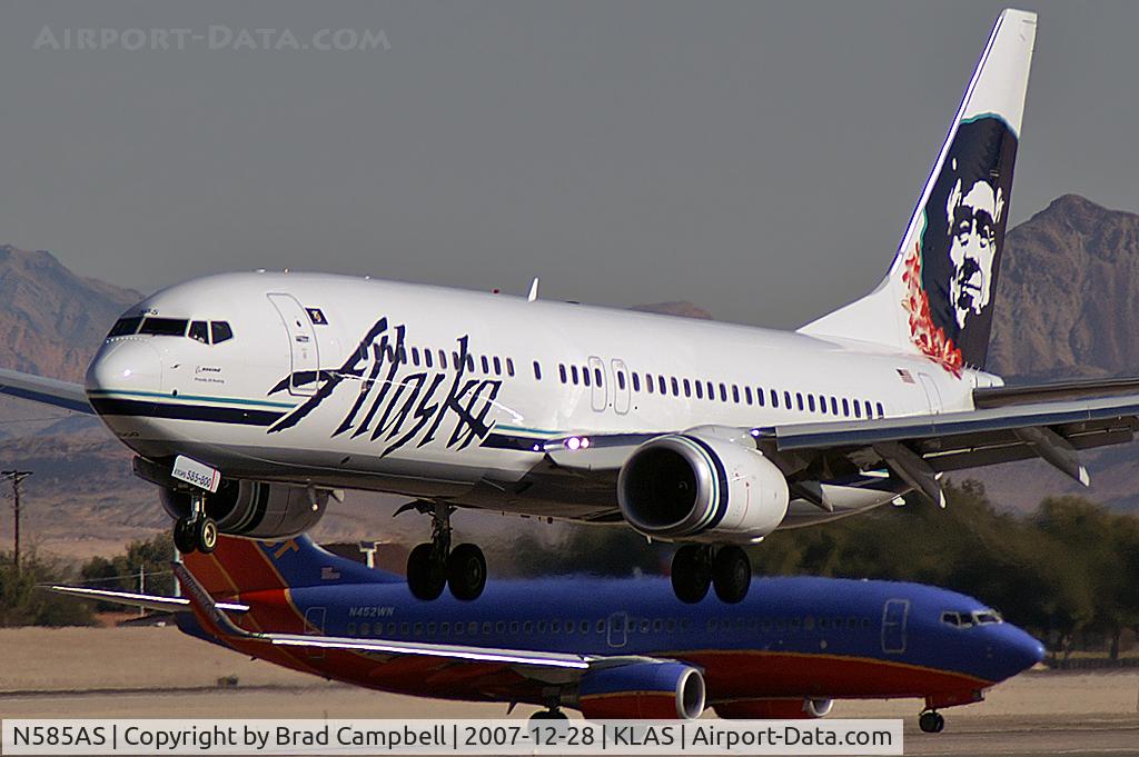 N585AS, 2007 Boeing 737-890 C/N 35683, Alaska Airlines / 2007 Boeing 737-890