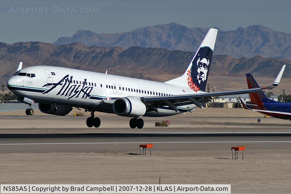 N585AS, 2007 Boeing 737-890 C/N 35683, Alaska Airlines / 2007 Boeing 737-890