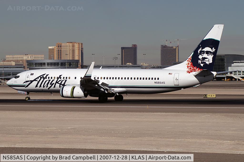 N585AS, 2007 Boeing 737-890 C/N 35683, Alaska Airlines / 2007 Boeing 737-890