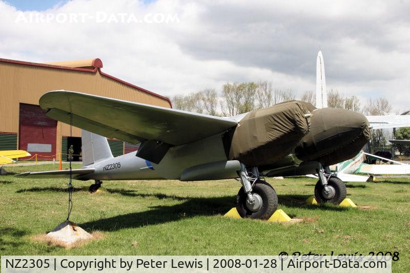 NZ2305, 1946 De Havilland DH-98 Mosquito T.43 C/N A52-1053, MoTAT, under restoration