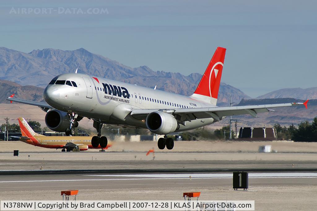 N378NW, 2003 Airbus A320-211 C/N 2092, Northwest Airlines / 2003 Airbus A320-211