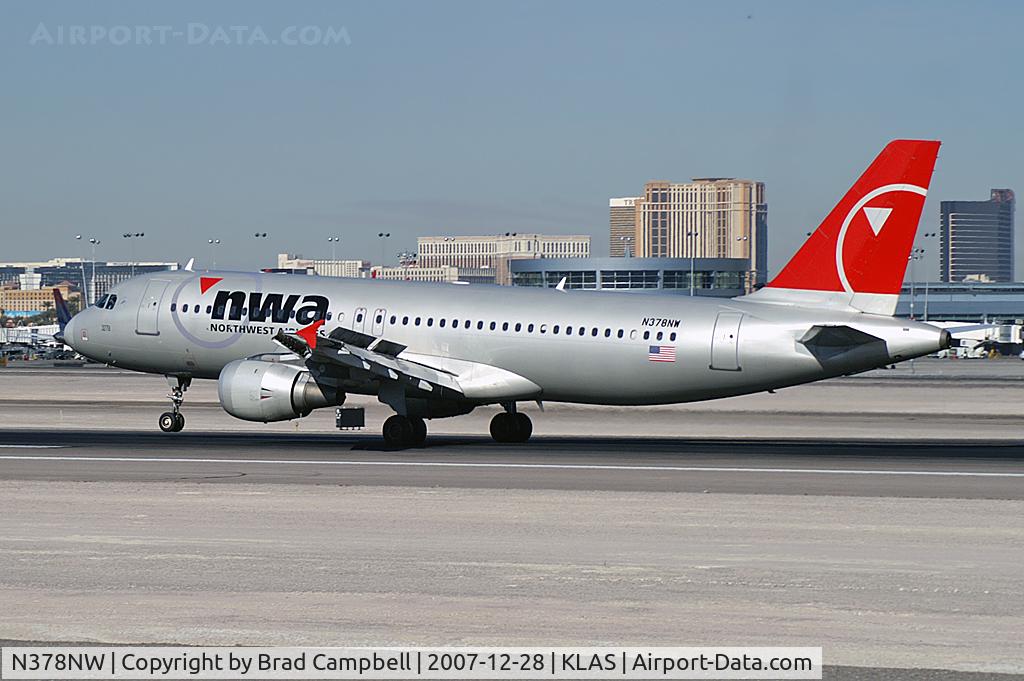 N378NW, 2003 Airbus A320-211 C/N 2092, Northwest Airlines / 2003 Airbus A320-211