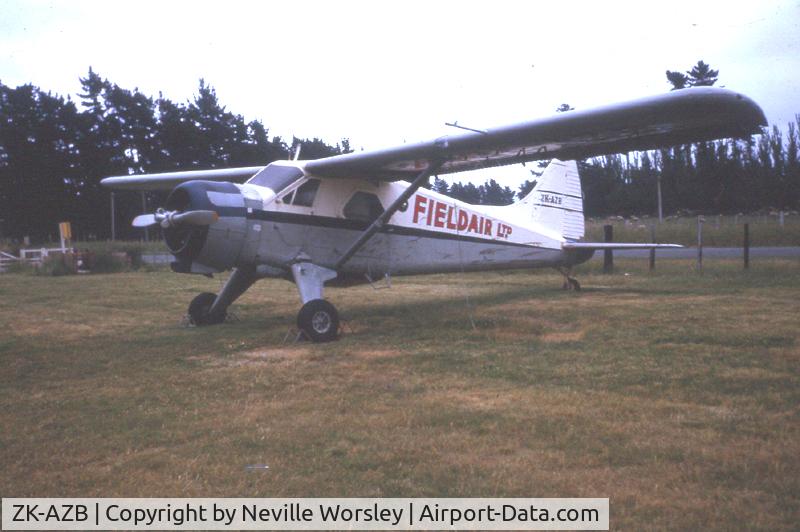 ZK-AZB, 1951 De Havilland Canada DHC-2 Beaver C/N 156, At Masterton 1965