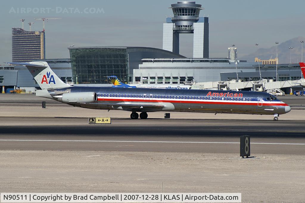 N90511, 1989 McDonnell Douglas MD-82 (DC-9-82) C/N 49805, American Airlines / 1989 McDonnell Douglas DC-9-82(MD-82)