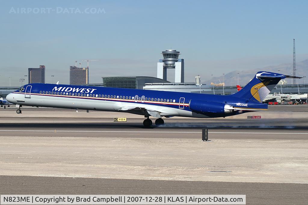 N823ME, 1989 McDonnell Douglas MD-88 C/N 49766, Midwest Airlines / 1989 McDonnell Douglas MD-88