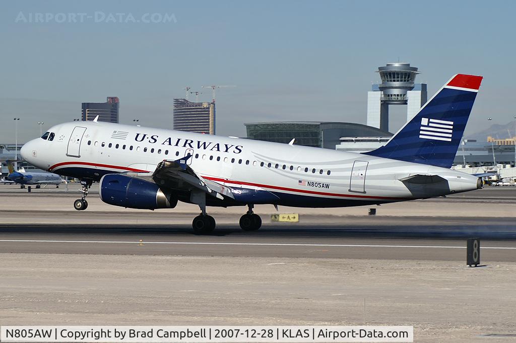 N805AW, 1999 Airbus A319-132 C/N 1049, US Airways / 1999 Airbus Industrie A319-132