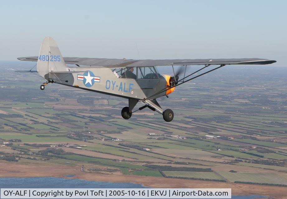 OY-ALF, 1944 Piper J3C-65 Cub Cub C/N 12591, Pilot Erik Toft