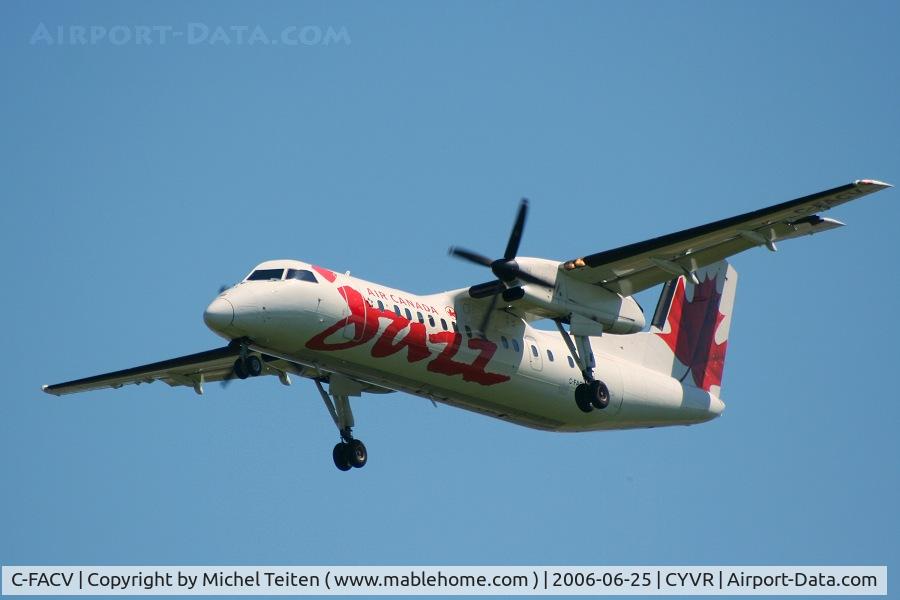 C-FACV, 1991 De Havilland Canada DHC-8-311 Dash 8 C/N 278, Air Canada Jazz in final approach