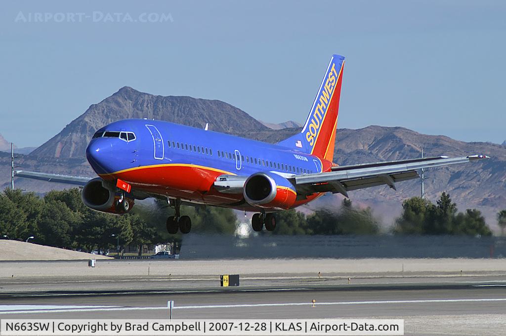 N663SW, 1985 Boeing 737-3Q8 C/N 23256, Southwest Airlines / 1985 Boeing 737-3Q8