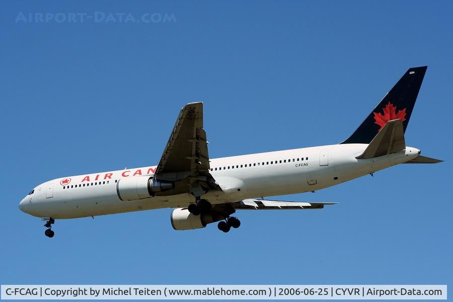 C-FCAG, 1988 Boeing 767-375/ER C/N 24085, Air Canada in final approach