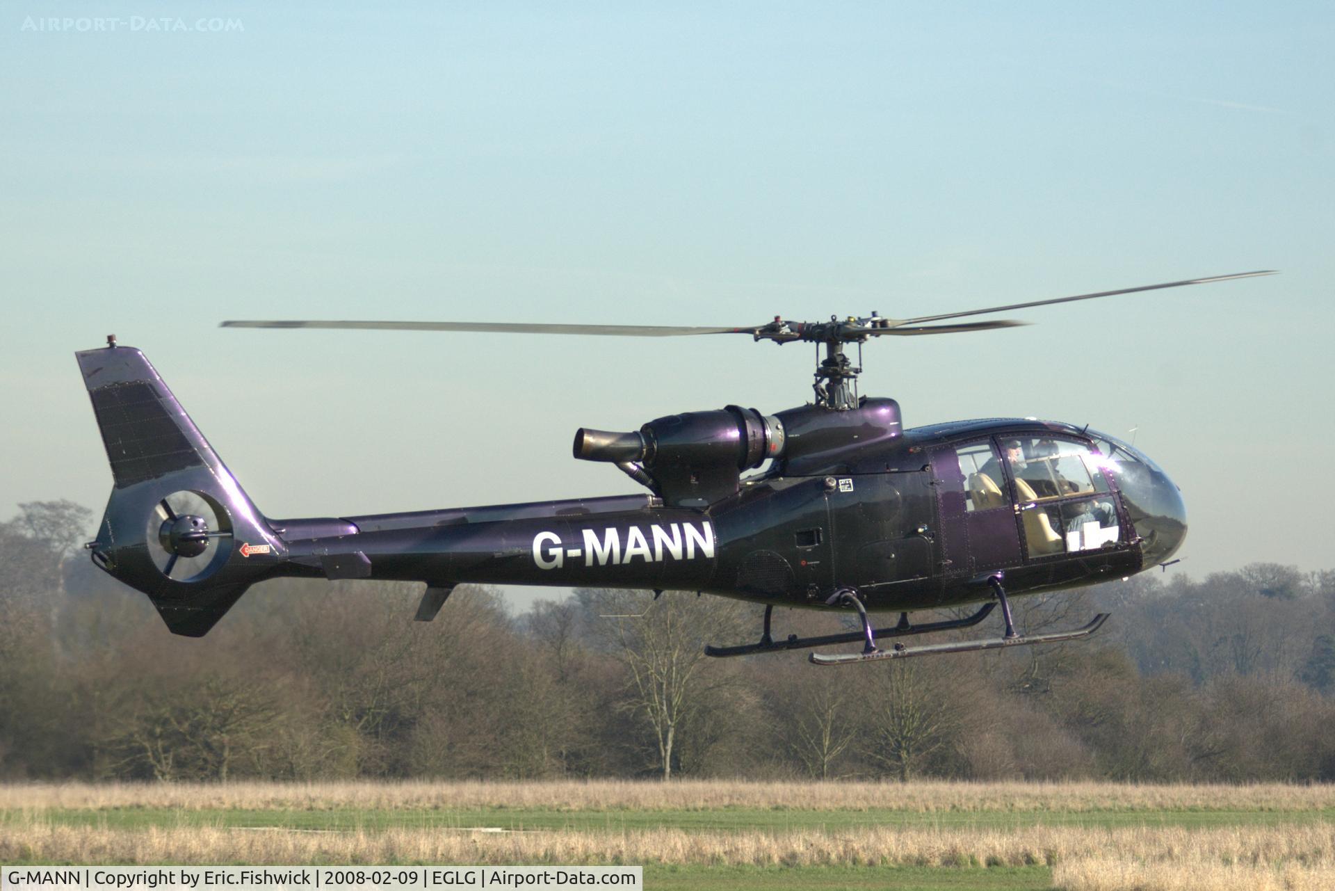 G-MANN, 1975 Aerospatiale SA-341G Gazelle C/N 1295, 2. G-MANN at Panshanger Airfield