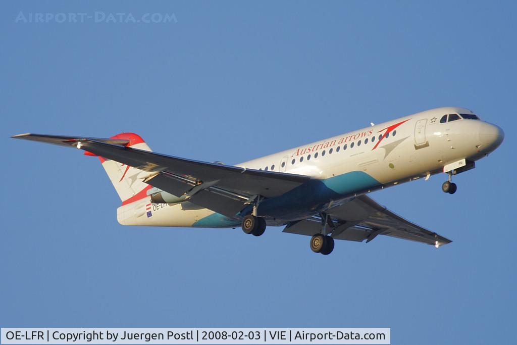 OE-LFR, 1996 Fokker 70 (F-28-0070) C/N 11572, Fokker Aircraft B.V. F 28 Mk0070