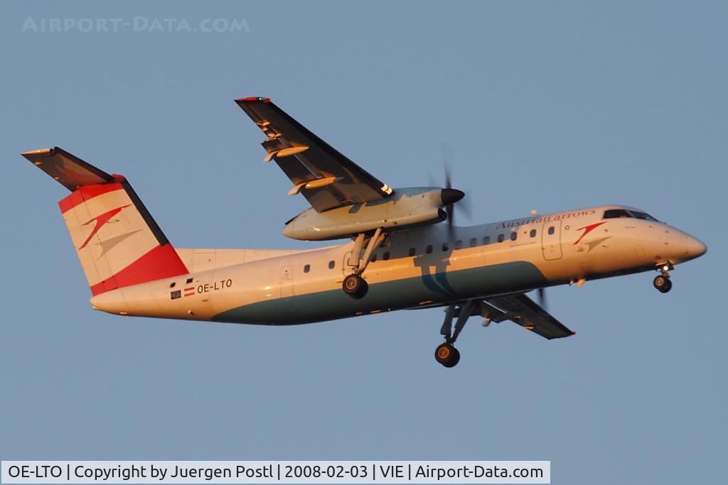 OE-LTO, 2000 De Havilland Canada DHC-8-314Q Dash 8 C/N 553, sundown light - De Havilland Inc. DHC-8-314