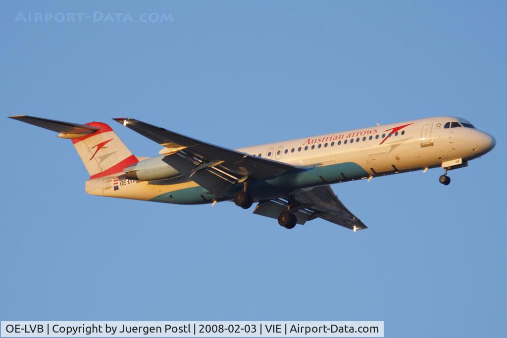 OE-LVB, 1994 Fokker 100 (F-28-0100) C/N 11502, Fokker Aircraft B.V. Fokker F28 Mk0100