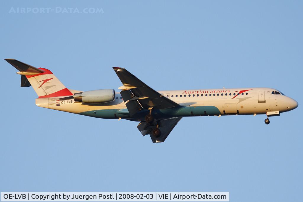 OE-LVB, 1994 Fokker 100 (F-28-0100) C/N 11502, Fokker Aircraft B.V. Fokker F28 Mk0100