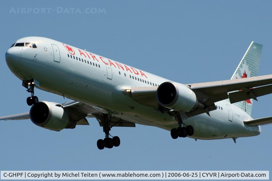 C-GHPF, 1993 Boeing 767-3Y0/ER C/N 26206, Air Canada