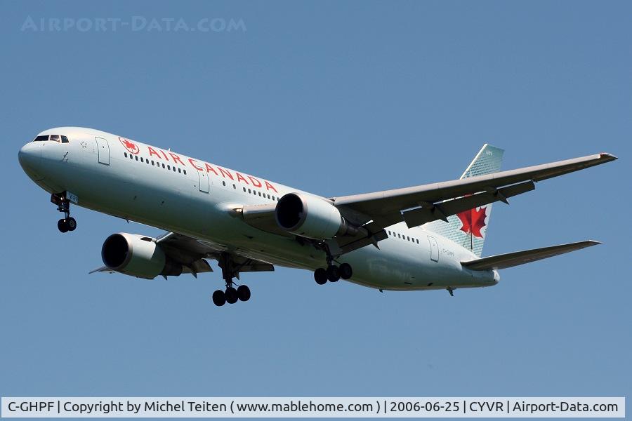 C-GHPF, 1993 Boeing 767-3Y0/ER C/N 26206, Air Canada