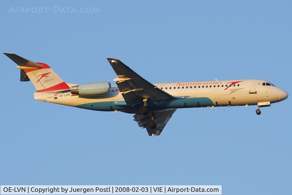 OE-LVN, 1991 Fokker 100 (F-28-0100) C/N 11367, Fokker Aircraft B.V. Fokker F28 Mk0100
