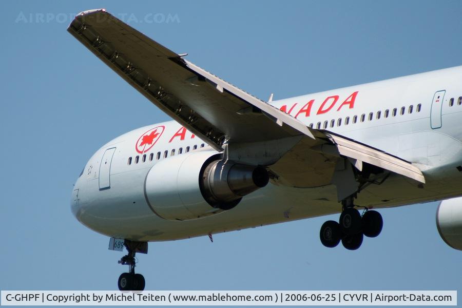 C-GHPF, 1993 Boeing 767-3Y0/ER C/N 26206, Air Canada