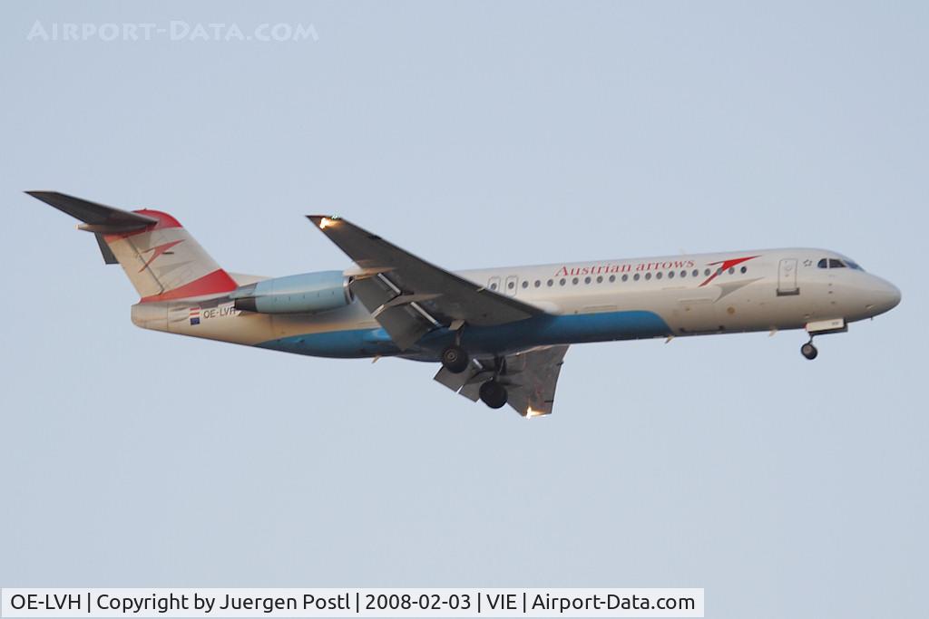 OE-LVH, 1993 Fokker 100 (F-28-0100) C/N 11456, Fokker Aircraft B.V. Fokker F28 Mk0100