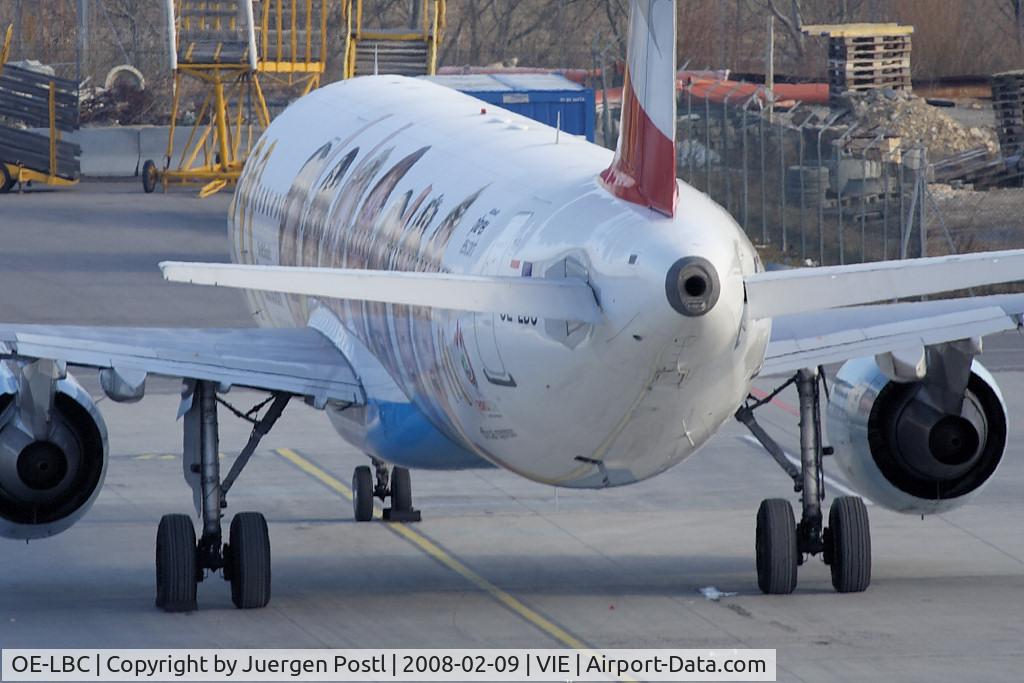 OE-LBC, 1996 Airbus A321-111 C/N 581, with EURO2008 sticker