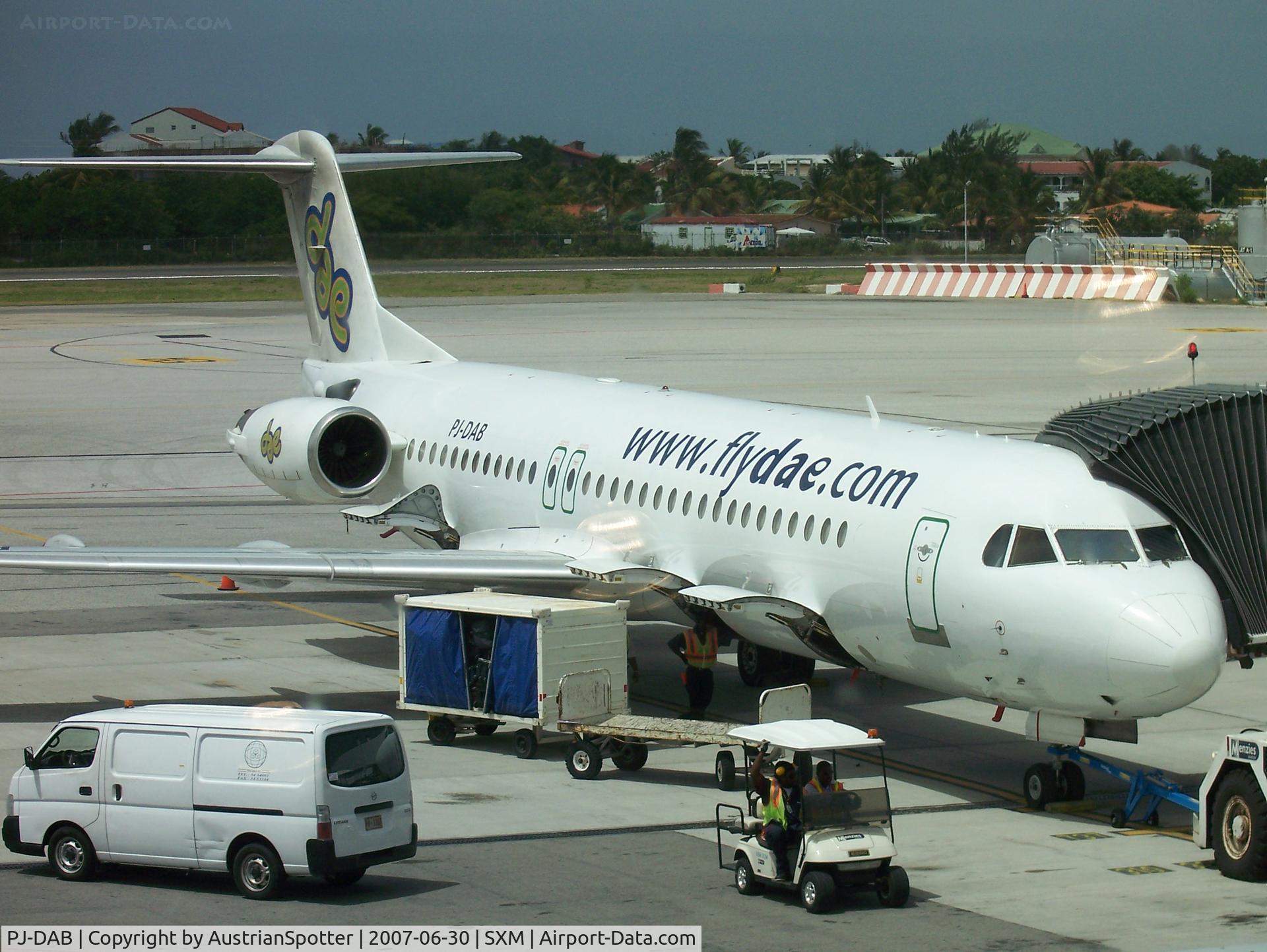 PJ-DAB, 1991 Fokker 100 (F-28-0100) C/N 11331, Dutch Antilles Express  Fokker 100