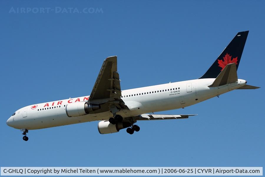 C-GHLQ, 2001 Boeing 767-333/ER C/N 30846, Air Canada