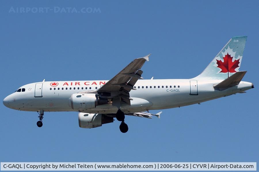 C-GAQL, 1997 Airbus A319-114 C/N 732, Air Canada