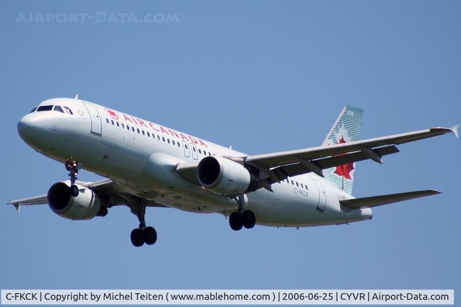 C-FKCK, 1991 Airbus A320-211 C/N 265, Air Canada