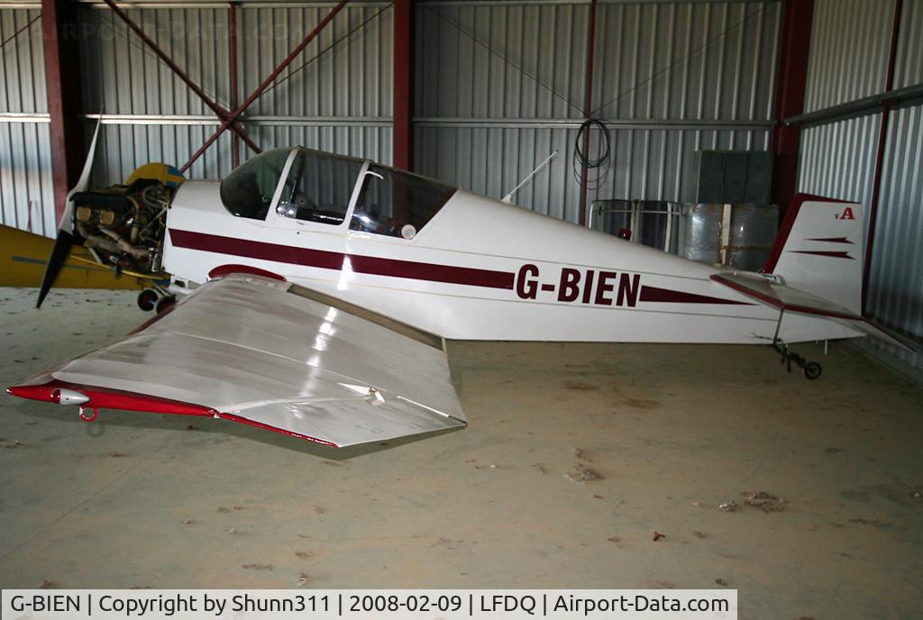 G-BIEN, 1962 Jodel (Wassmer) D-120A SPECIAL C/N 218, On overhaul in this small airfield