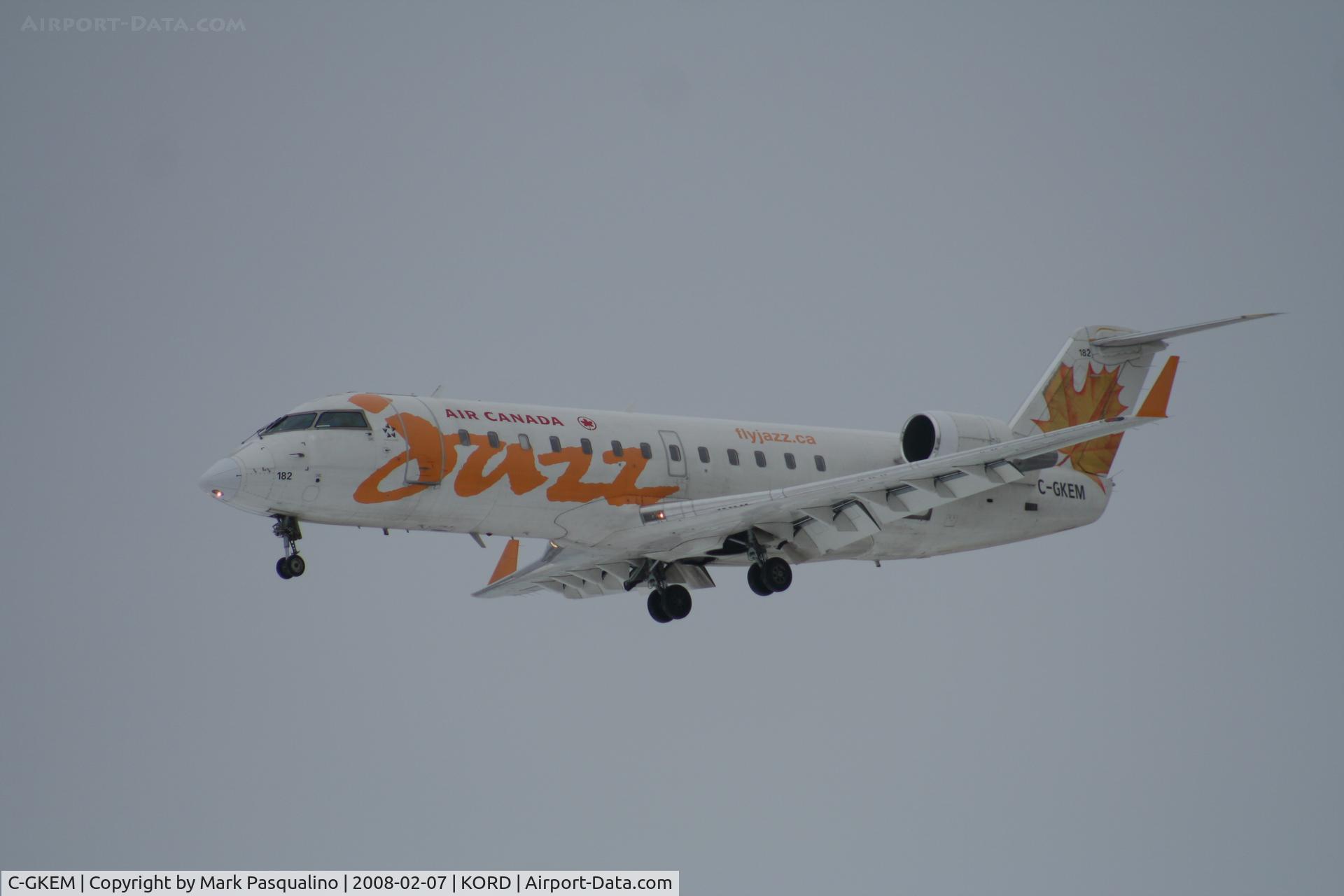 C-GKEM, 1998 Bombardier CRJ-200ER (CL-600-2B19) C/N 7277, CL-600-2B19