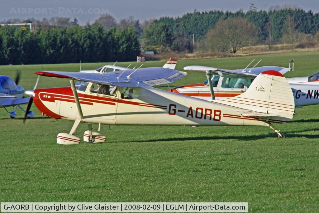 G-AORB, 1952 Cessna 170B C/N 20767, Registered Owner: TRUSTEE OF: HAWLEY FARM GROUP - Previous ID: OO-SIZ