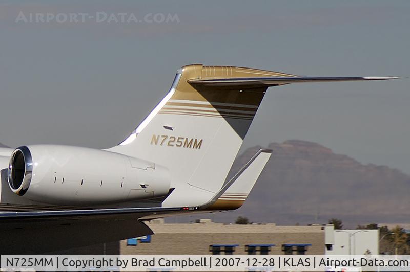N725MM, 2007 Gulfstream Aerospace GV-SP C/N 5161, MGM Mirage - 550 Leasing Co. - Las Vegas, Nevada / 2007 Gulfstream Aerospace GV-SP