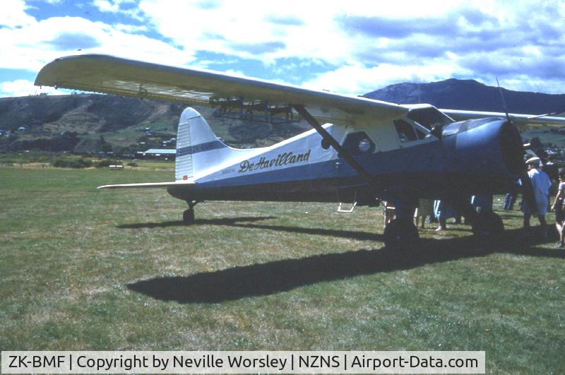 ZK-BMF, 1958 De Havilland Canada DHC-2 Beaver C/N 948, At Nelson NZ 1960