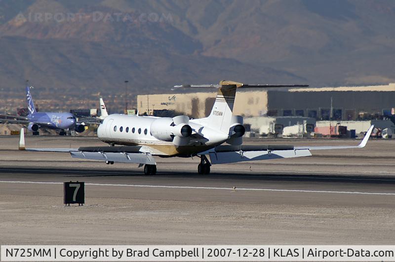 N725MM, 2007 Gulfstream Aerospace GV-SP C/N 5161, MGM Mirage - 550 Leasing Co. - Las Vegas, Nevada / 2007 Gulfstream Aerospace GV-SP