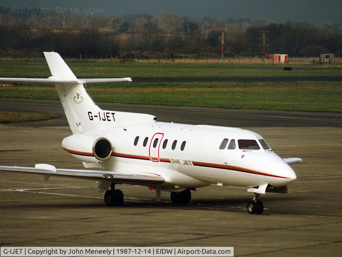 G-IJET, 1984 British Aerospace HS.125 Series 700B C/N 257212, Scanned from an old print