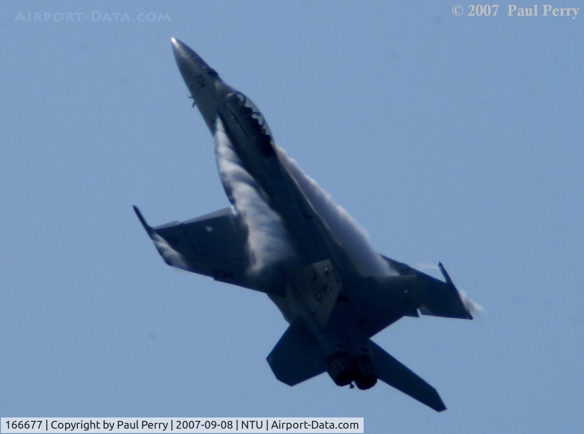 166677, Boeing F/A-18F Super Hornet C/N F155, Eat your heart out Flankers