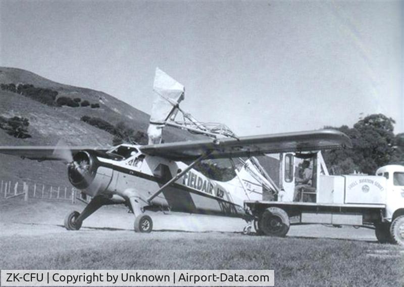 ZK-CFU, 1964 De Havilland Canada DHC-2 Beaver C/N 1530, At Whangara B5 Airstrip Gisborne 1964