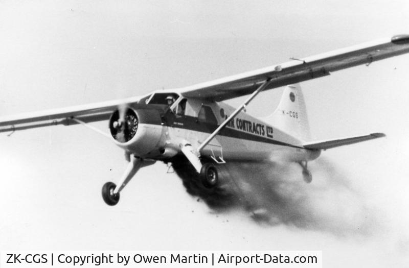 ZK-CGS, 1955 De Havilland Canada DHC-2 Beaver Mk.I C/N 802, Topdressing 1965
