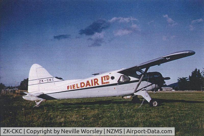 ZK-CKC, 1956 De Havilland Canada DHC-2 Beaver C/N 860, At Masterton 1965