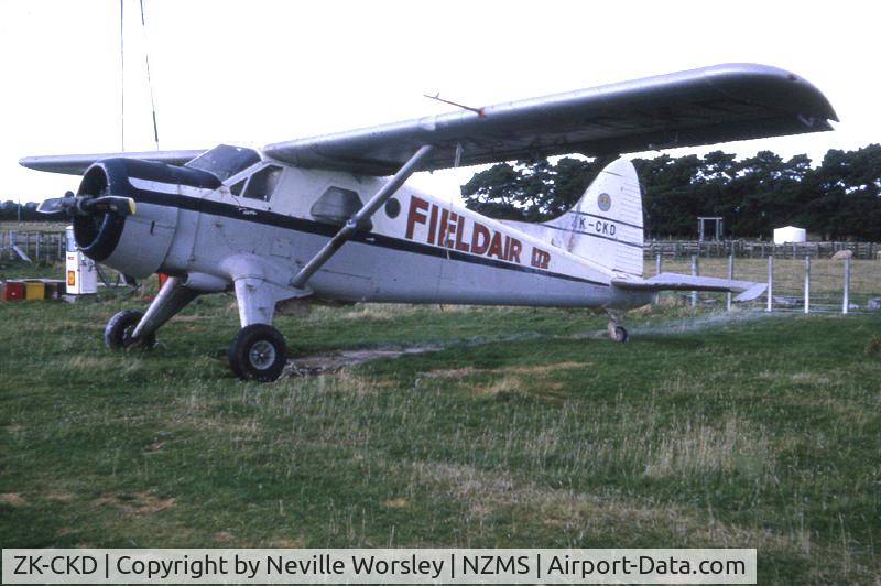 ZK-CKD, 1964 De Havilland Canada DHC-2 Beaver C/N 1557, At Masterton NZ 1967
