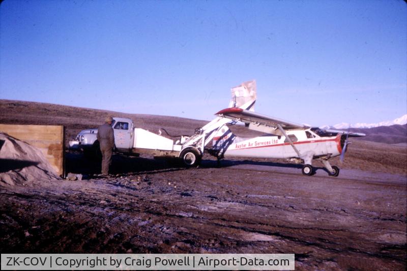 ZK-COV, 1965 De Havilland Canada DHC-2 Beaver C/N 1602, Loading at Waimate early 1970's