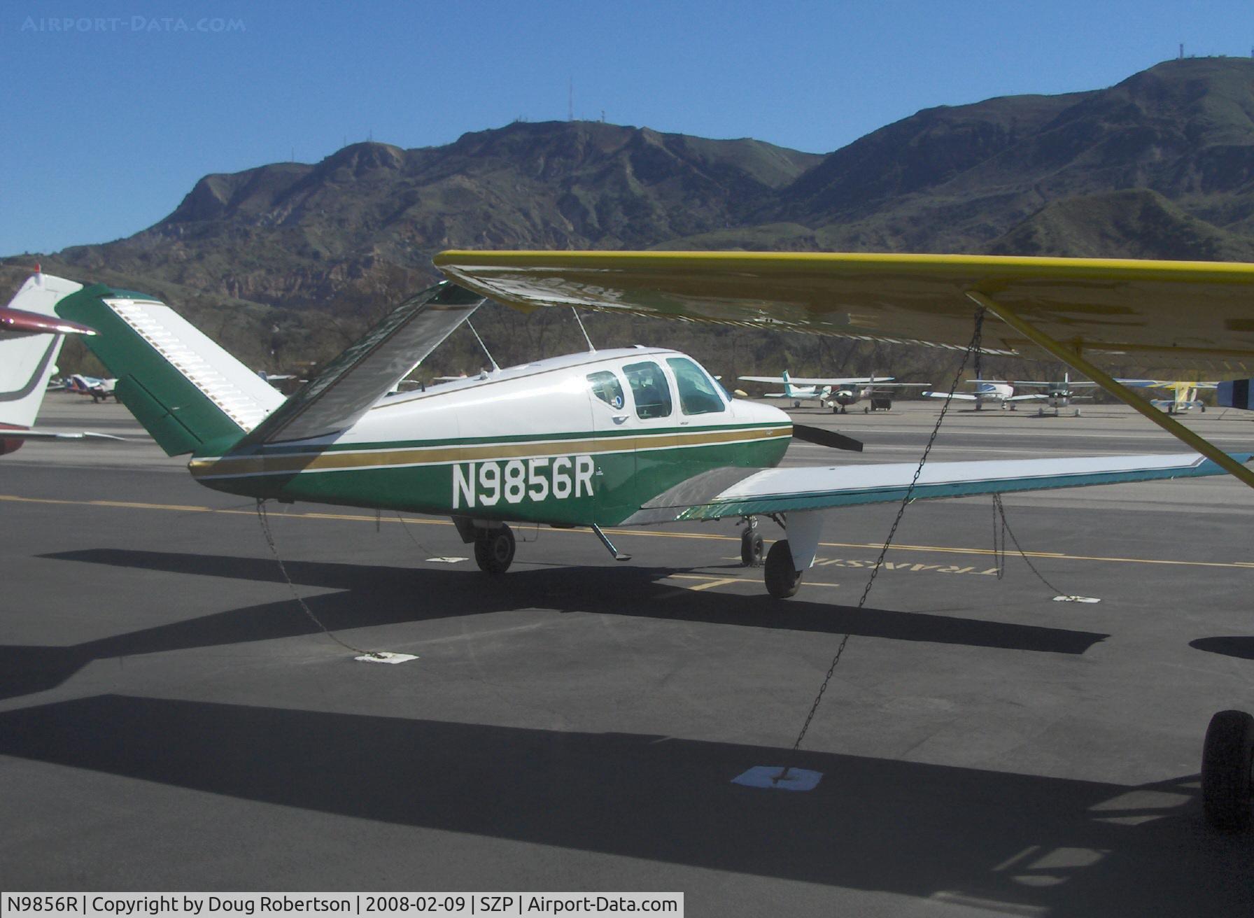 N9856R, 1960 Beech M35 Bonanza C/N D-6398, 1960 Beech M35 BONANZA, Continental IO-470-C 250 Hp