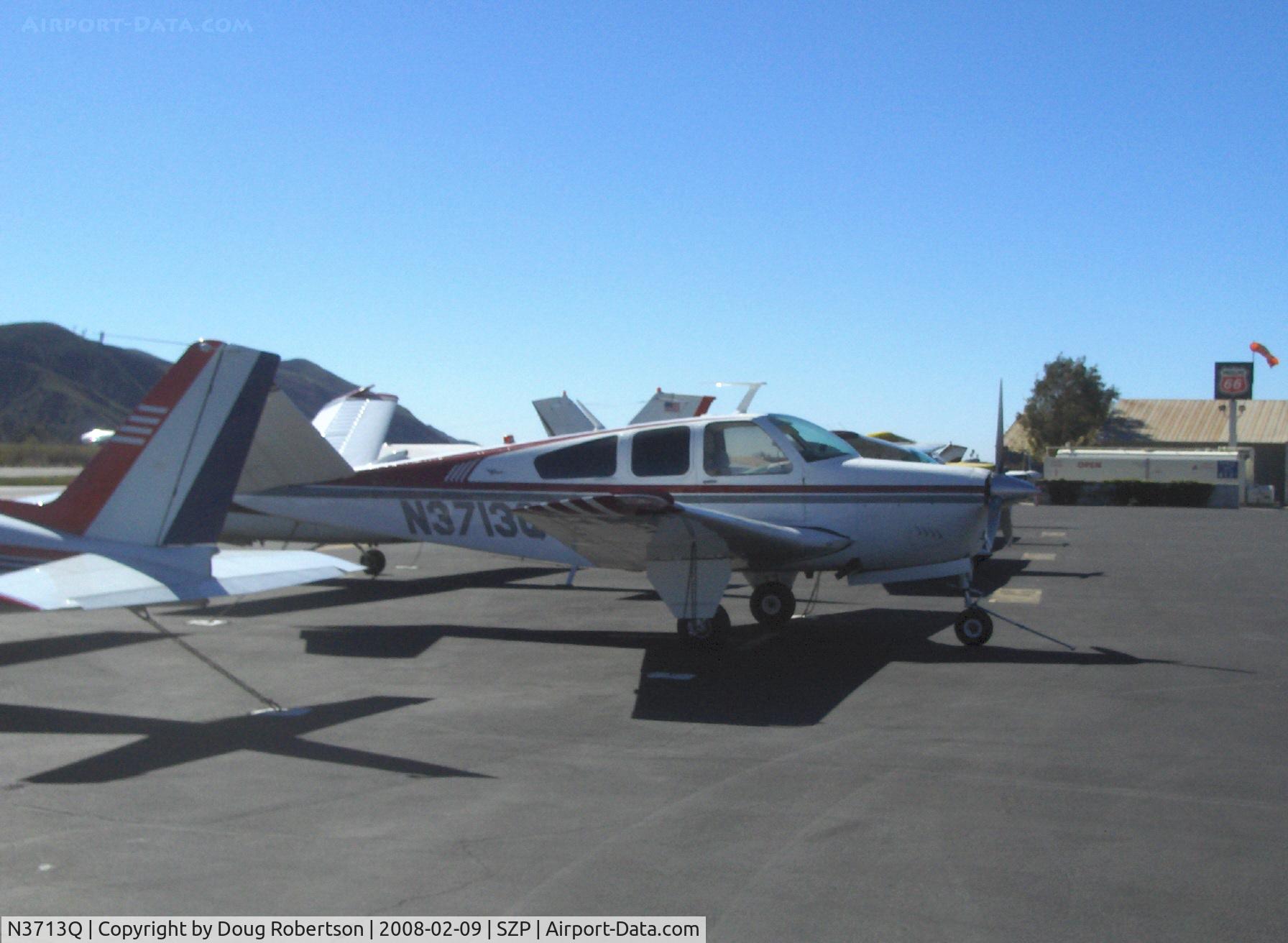 N3713Q, 1966 Beech V35 Bonanza C/N D-8370, 1966 Beech V35 BONANZA, Continental IO-520-B 285 Hp