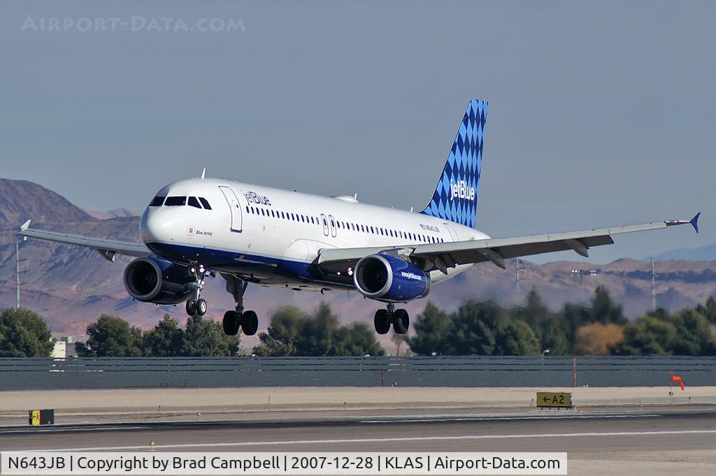 N643JB, 2006 Airbus A320-232 C/N 2871, jetBlue Airways - 'Blue Jersey' / 2006 Airbus A320-232