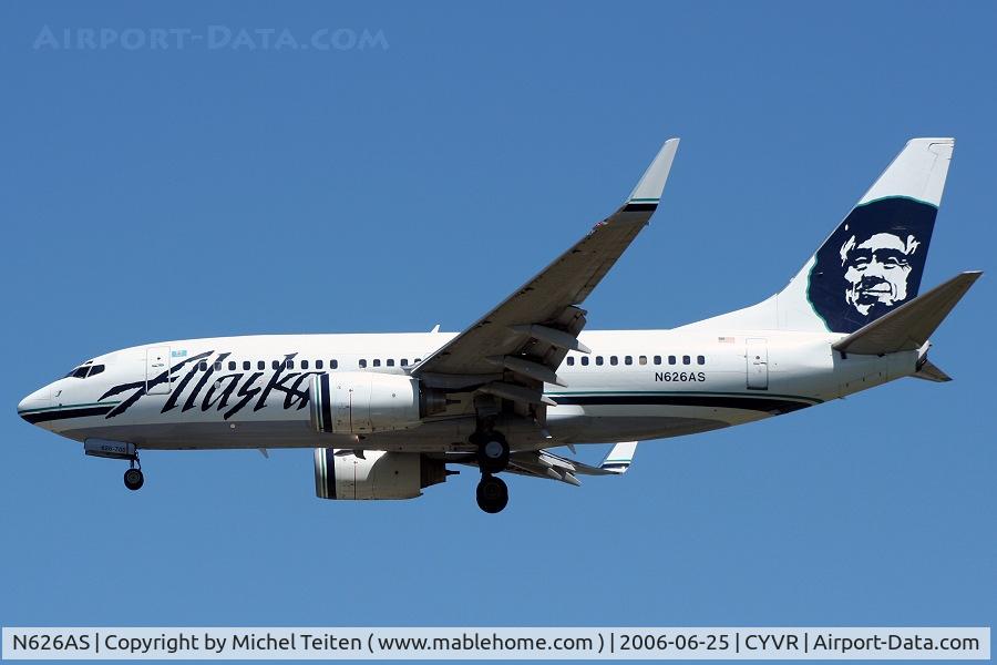 N626AS, 2001 Boeing 737-790 C/N 30793, Alaska Airlines