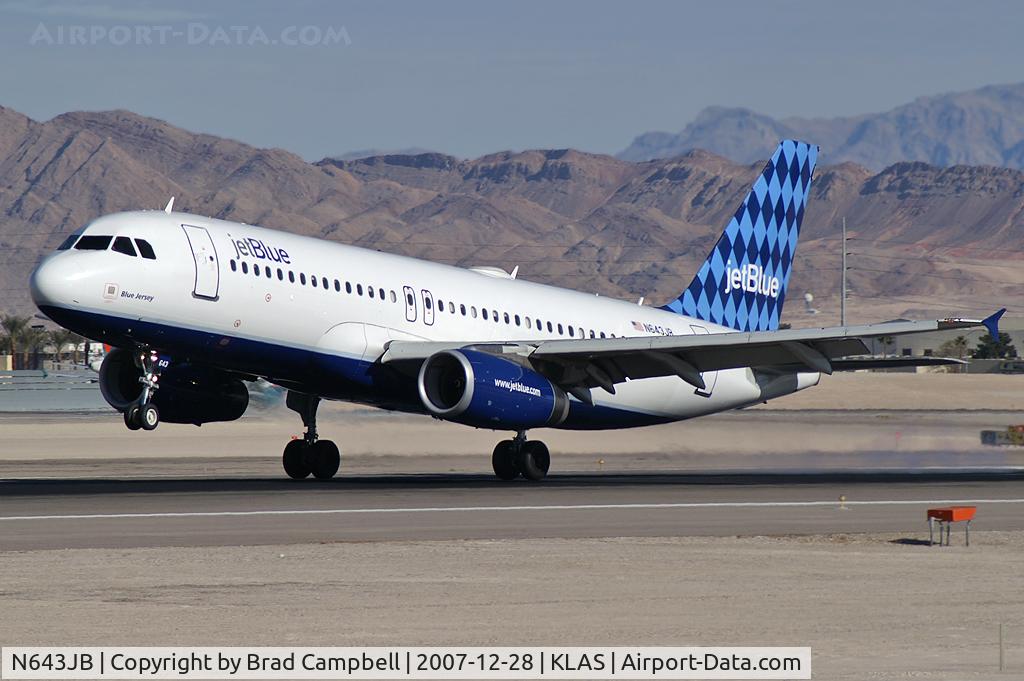 N643JB, 2006 Airbus A320-232 C/N 2871, jetBlue Airways - 'Blue Jersey' / 2006 Airbus A320-232