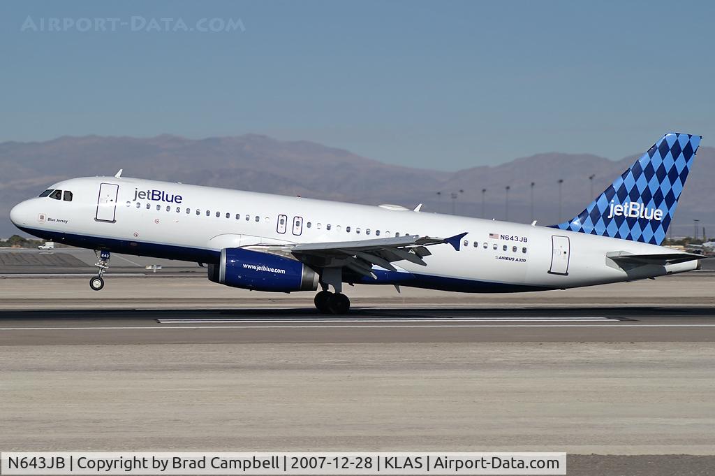 N643JB, 2006 Airbus A320-232 C/N 2871, jetBlue Airways - 'Blue Jersey' / 2006 Airbus A320-232