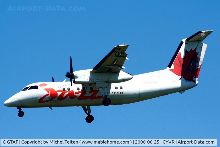 C-GTAF, 1987 De Havilland Canada DHC-8-102 Dash 8 C/N 083, Air Canada Jazz