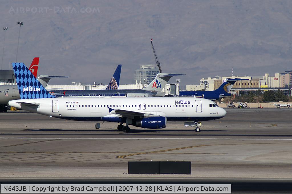 N643JB, 2006 Airbus A320-232 C/N 2871, jetBlue Airways - 'Blue Jersey' / 2006 Airbus A320-232